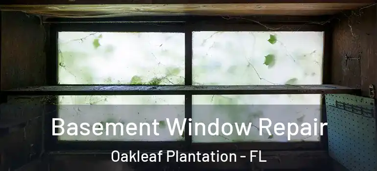  Basement Window Repair Oakleaf Plantation - FL