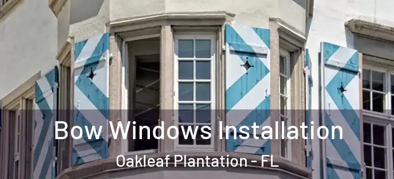  Bow Windows Installation Oakleaf Plantation - FL