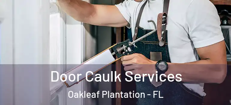  Door Caulk Services Oakleaf Plantation - FL