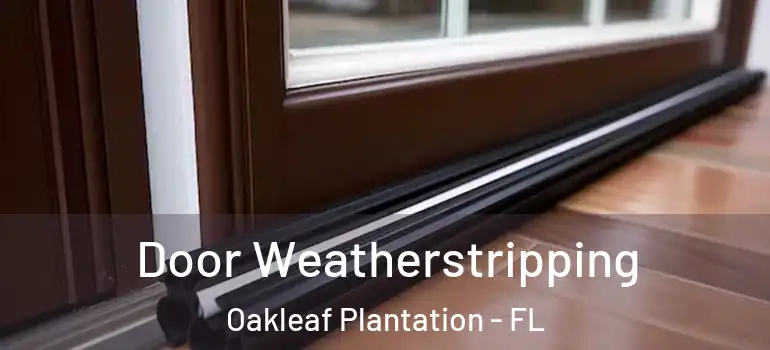  Door Weatherstripping Oakleaf Plantation - FL
