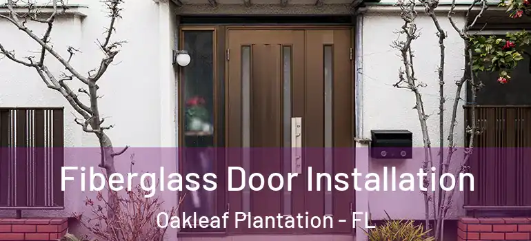  Fiberglass Door Installation Oakleaf Plantation - FL