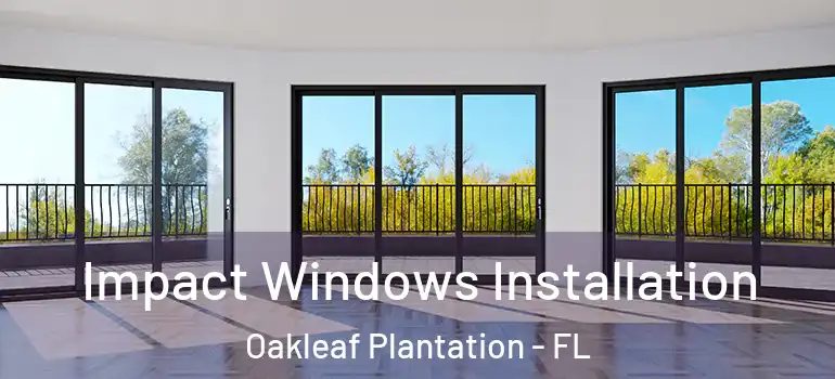  Impact Windows Installation Oakleaf Plantation - FL