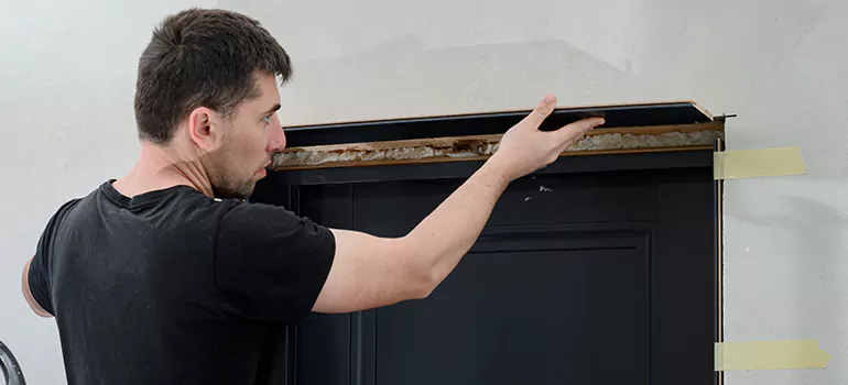 Wood Door Hole Repair in Oakleaf Plantation, FL