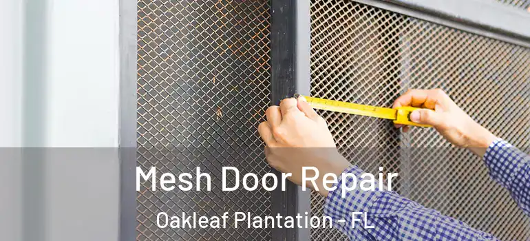  Mesh Door Repair Oakleaf Plantation - FL