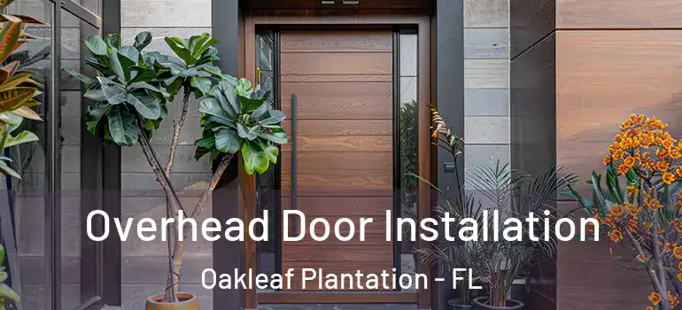  Overhead Door Installation Oakleaf Plantation - FL