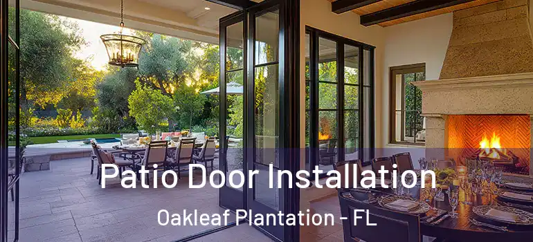  Patio Door Installation Oakleaf Plantation - FL