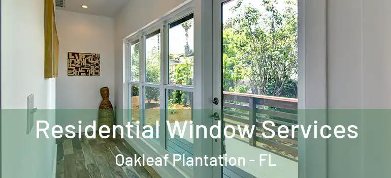  Residential Window Services Oakleaf Plantation - FL