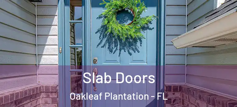  Slab Doors Oakleaf Plantation - FL