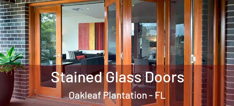  Stained Glass Doors Oakleaf Plantation - FL