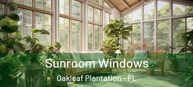  Sunroom Windows Oakleaf Plantation - FL