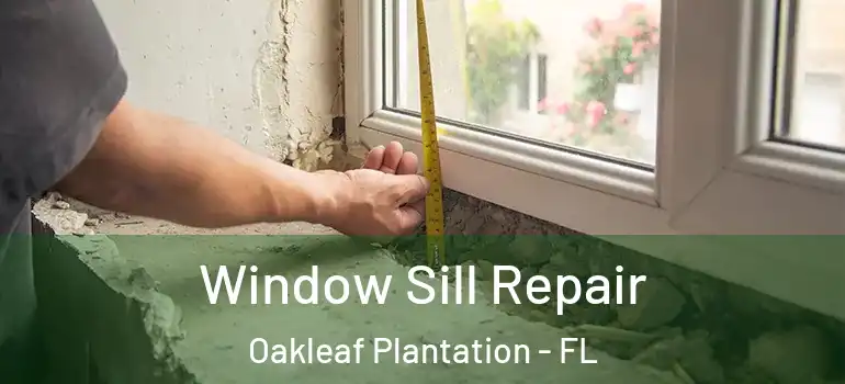  Window Sill Repair Oakleaf Plantation - FL