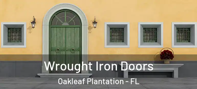  Wrought Iron Doors Oakleaf Plantation - FL